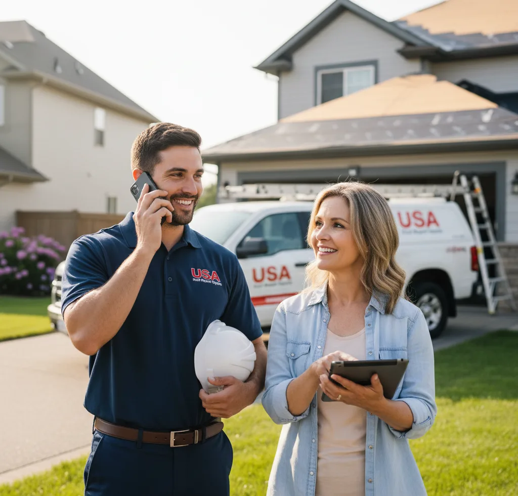 USA Roof Repair Experts customer support in Rector